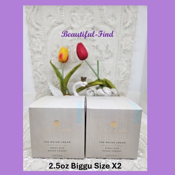 2X Tatcha Water Cream 2.5oz Biggu Size Bundle NIB - Picture 1 of 5
